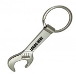 Personalized Wrench Bottle Opener Keychain