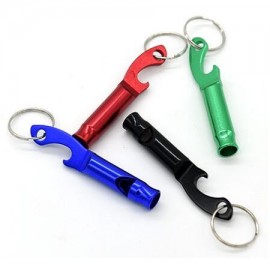 Whistle Opener Keychain with Logo  Whistle Opener Keychain with Logo