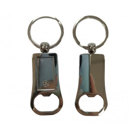 Personalized Rectangular Metal Bottle Opener Keyring