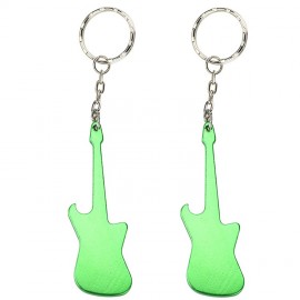 Personalized Pop Guitar Bottle Opener Keychain
