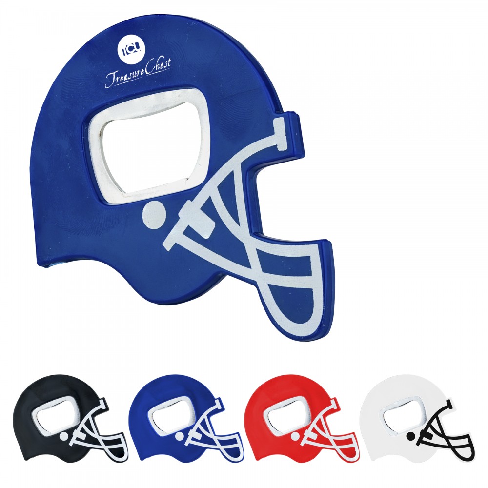 Football Helmet Bottle Opener with Logo