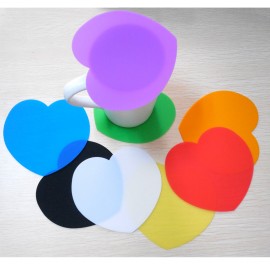 Heart Shaped Silicone Jar Opener with Logo  Heart Shaped Silicone Jar Opener with Logo