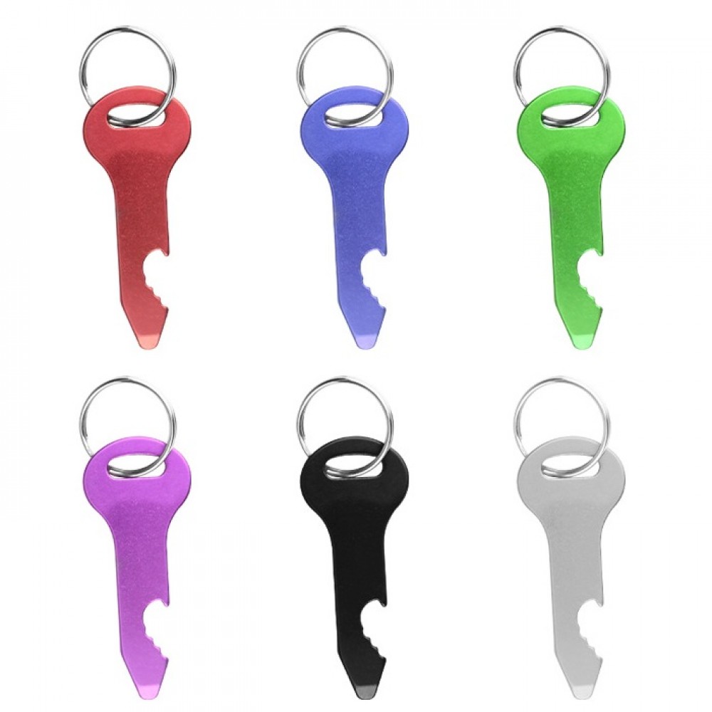 Key Style Bottle Opener Keychain with Logo