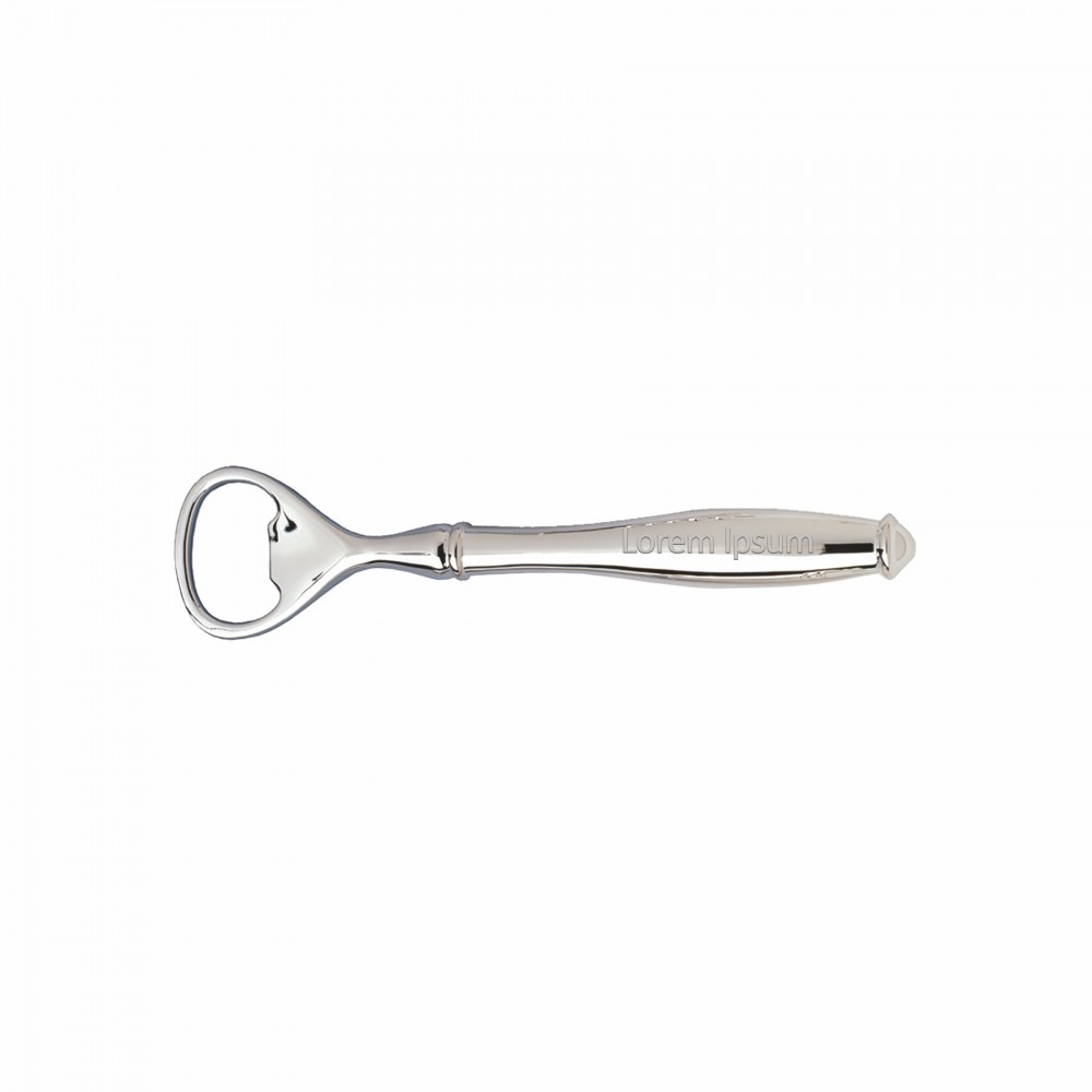 Silver Plated Bottle Cap Opener Custom Imprinted Silver Plated Bottle Cap Opener Custom Imprinted
