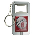 Domed Bottle Opener & LED Light with Logo