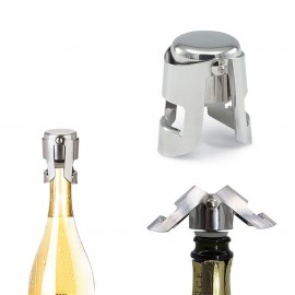 Stainless Steel Wine Bottle Stopper with Logo  Stainless Steel Wine Bottle Stopper with Logo