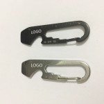 Custom Carabiner multi-tool bottle opener with Logo