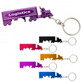 Truck Bottle Opener Keychain with Logo  Truck Bottle Opener Keychain with Logo