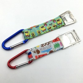 Bottle Opener Lanyard Keychain with Clip with Logo