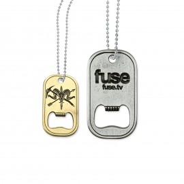 Custom Shape Dog Tag Bottle Opener with Logo  Custom Shape Dog Tag Bottle Opener with Logo