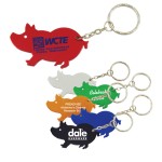 Logo Branded Mini Pig Key Chain(Closed out)