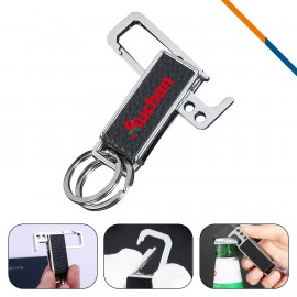 Ruzz 2in1 Metal Keychain with Logo