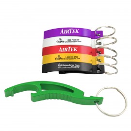 Arc Bottle Opener w/ Key Ring-Close out with Logo