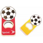 Jumbo Size Soccer Ball Magnetic Bottle Opener with Logo