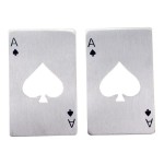 Playing Card Bottle Opener Custom Imprinted