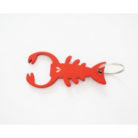 Creative Design Lobster-Shaped Bottle Opener w/Key Tag with Logo  Creative Design Lobster-Shaped Bottle Opener w/Key Tag with Logo