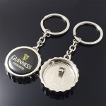 Customized Beer Cap Bottle Opener Keychain
