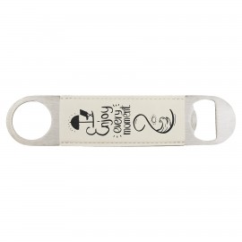 Leatherette Bottle Opener - BTTL05-03D with Logo