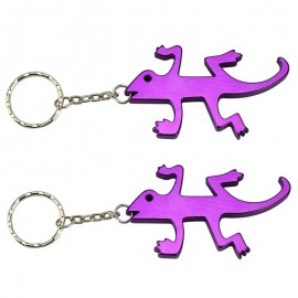 Lizard Bottle Opener Keychain with Logo  Lizard Bottle Opener Keychain with Logo