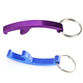 Custom Bent Bottle Opener Keychain