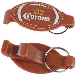 Rugby Football Bottle Opener Keychain with Logo