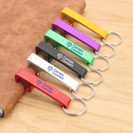 3 in 1 Aluminum Opener with Keychain and phone stand with Logo
