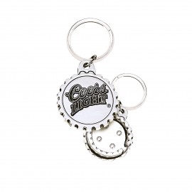 Logo Branded Twist-Off Bottle Opener Key Chain (1.5 in Dia)