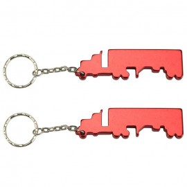 Logo Branded Truck Bottle Opener Keychain