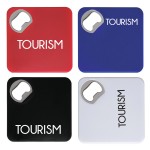 Logo Branded Square Bottle Opener Coaster