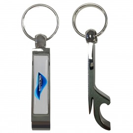Logo Branded Dome Bottle And Can Opener Key Tag  Logo Branded Dome Bottle And Can Opener Key Tag
