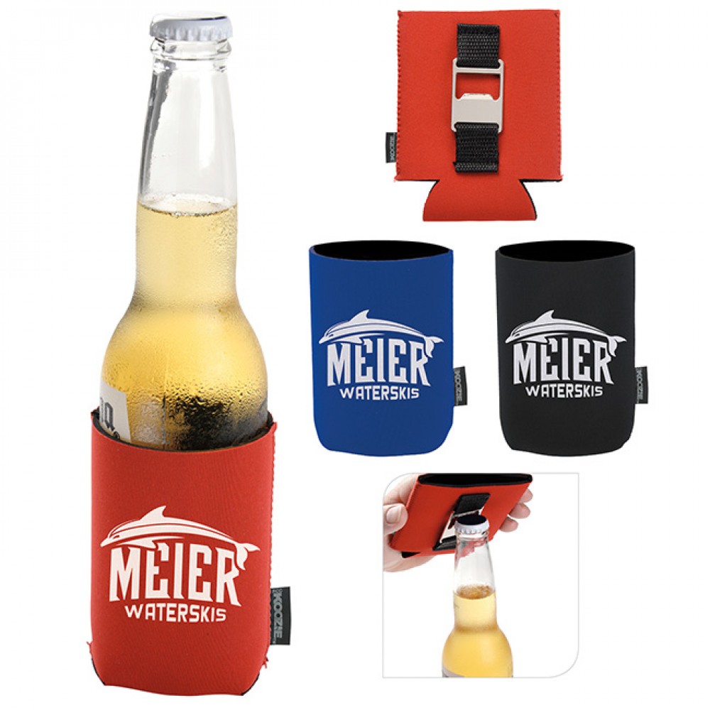 Koozie Bottle Opener Can/Bottle Kooler Logo Branded Koozie Bottle Opener Can/Bottle Kooler Logo Branded