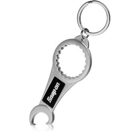 2-in-1 Bottle Opener Metal Key Chain with Logo