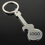 Quality Guitar Shape Bottle Opener With Keyring with Logo