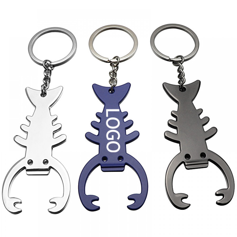 Promotional Lobster Beer Bottle Opener Tool Key Tag Ring Accessories