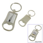 Logo Branded Metal Bottle Opener Key Tag-Closed out