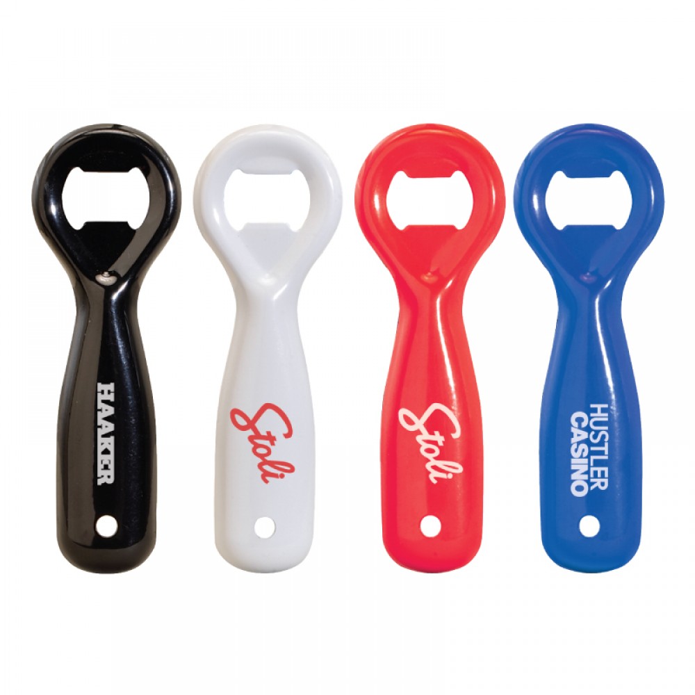 The Collins Classic Antique Powder Coated Bottle Opener with Logo