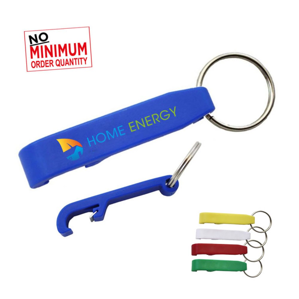 Logo Branded Plastic Bottle Opener Key ring,with digital full color process Logo Branded Plastic Bottle Opener Key ring,with digital full color process