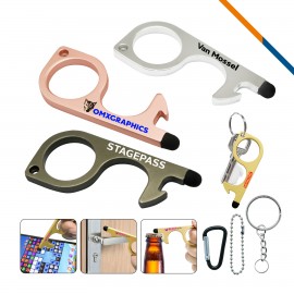 3in1 Non Touch Keychain with Logo  3in1 Non Touch Keychain with Logo