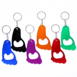 Customized Foot Bottle Opener Keychain