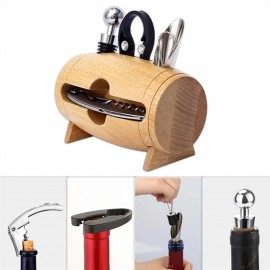 Personalized Stainless Steel Wine Opener Kit Set