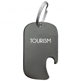 Aluminum Key Holder & Dog Tag with Bottle Opener with Logo