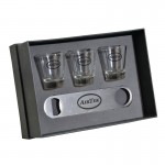 The Nordic Speed Opener and Shot Glass Gift Set with Logo