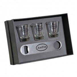 Personalized The Nordic Speed Opener and Shot Glass Gift Set  Personalized The Nordic Speed Opener and Shot Glass Gift Set