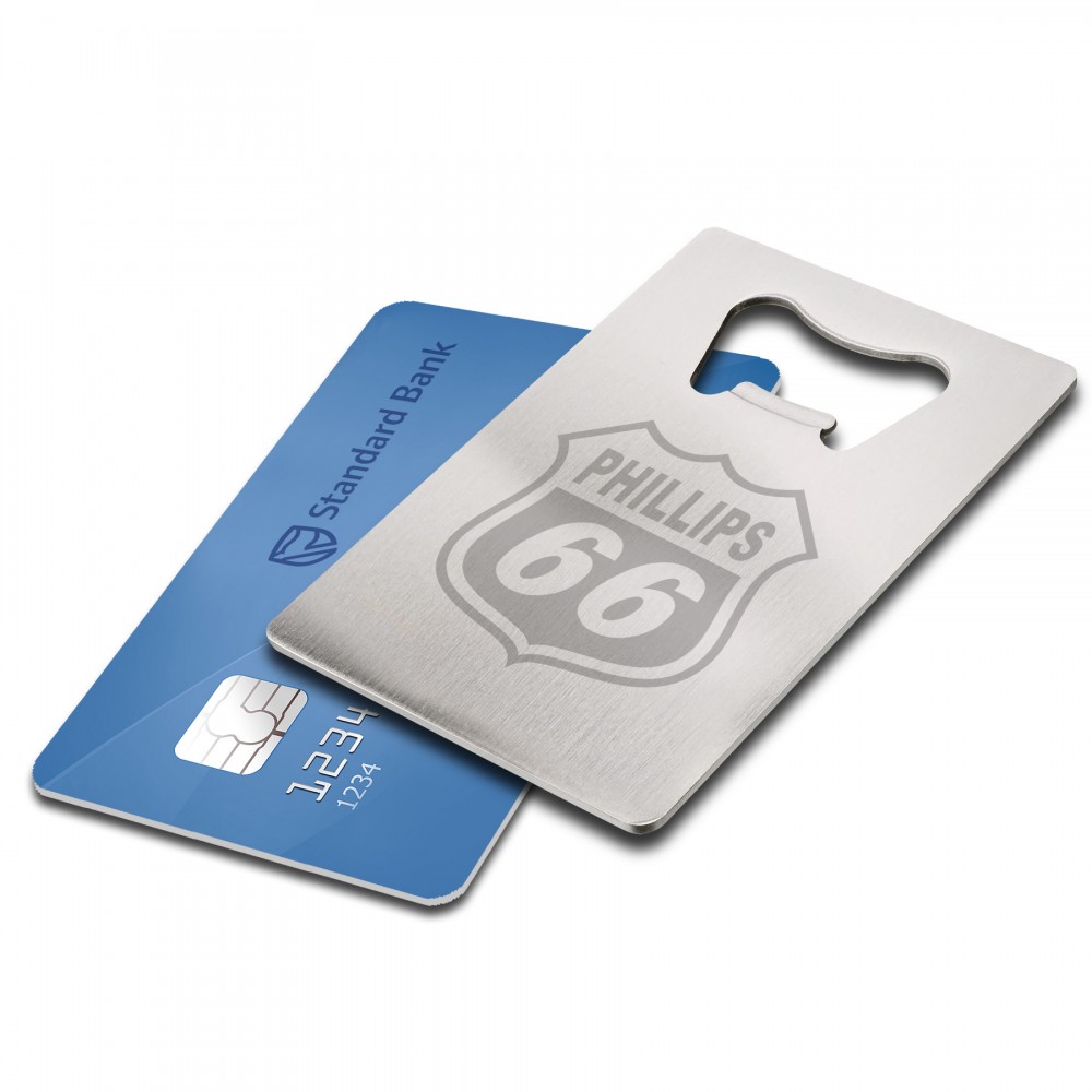 Credit Card Bottle Opener with Logo