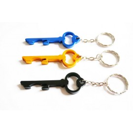 Creative Design Key-Shaped Bottle Opener w/Key Chain with Logo