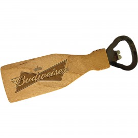 Wood Bottle Opener - Bottle Profile with Logo