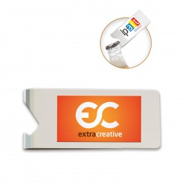 Money Clip/Bottle Opener (Photoart Label) with Logo