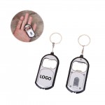 Promotional Beer Bottle Opener Keychain With LED Light
