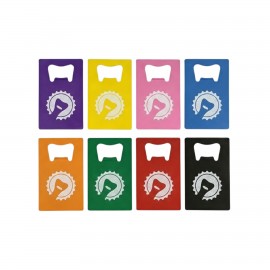 Promotional Credit Card Size Stainless Steel Flat Bottle Opener