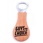 Maple Magnetic Bottle Opener - Pear Shape with Logo